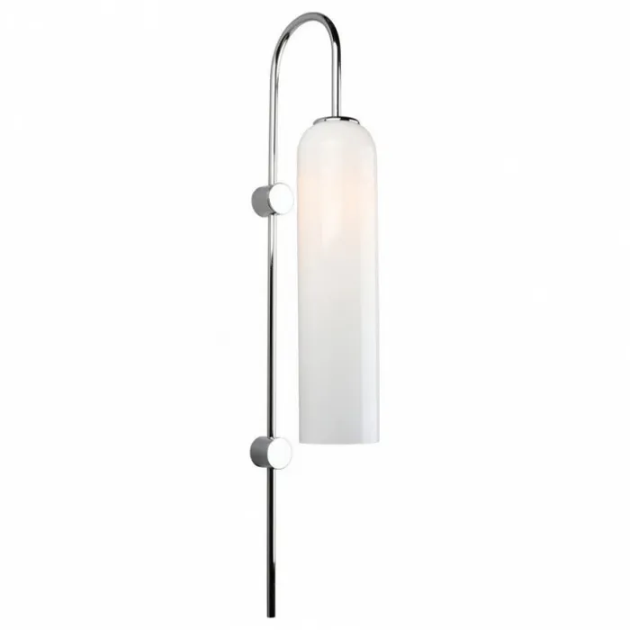 Бра Omnilux Parrini OML-99601-01 Цвет плафонов белый Цвет арматуры хром от ImperiumLoft
