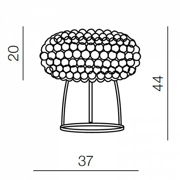 Настольная лампа декоративная Azzardo Acrylio table AZ1099 Цвет арматуры хром Цвет плафонов прозрачный от ImperiumLoft