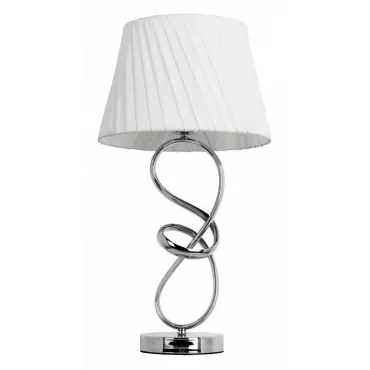 Настольная лампа декоративная Arte Lamp Estelle A1806LT-1CC Цвет плафонов белый Цвет арматуры хром