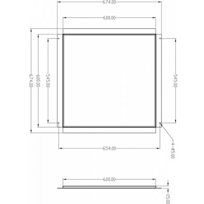 Рамка на 1 светильник Deko-Light 930231 Цвет арматуры белый от ImperiumLoft