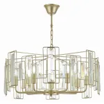 Подвесная люстра EVOLUCE Giano SLE103403-07 Цвет плафонов прозрачный Цвет арматуры коричневый от ImperiumLoft