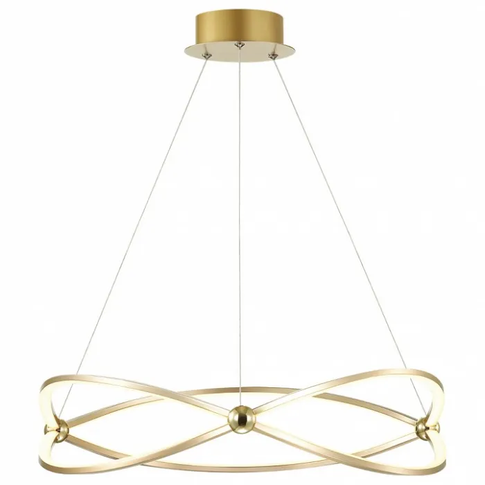 Подвесной светильник Odeon Light Lesla 4730/43L Цвет арматуры золото Цвет плафонов золото от ImperiumLoft