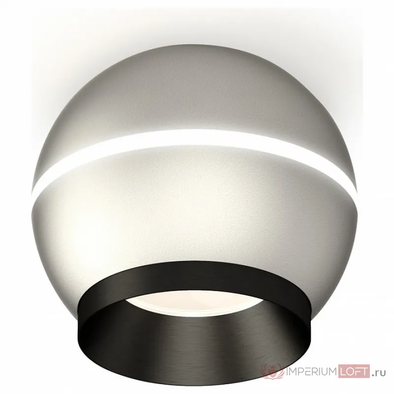 Накладной светильник Ambrella Xs1103 XS1103001 Цвет арматуры серебро Цвет плафонов черный от ImperiumLoft