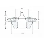 Встраиваемый светильник Donolux DL208 DL208G