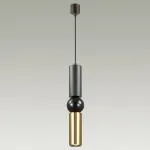 Подвесной светильник Odeon Light Sakra 4074/5L Цвет плафонов золото Цвет арматуры черный от ImperiumLoft