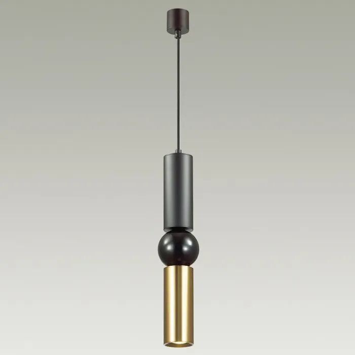Подвесной светильник Odeon Light Sakra 4074/5L Цвет плафонов золото Цвет арматуры черный от ImperiumLoft