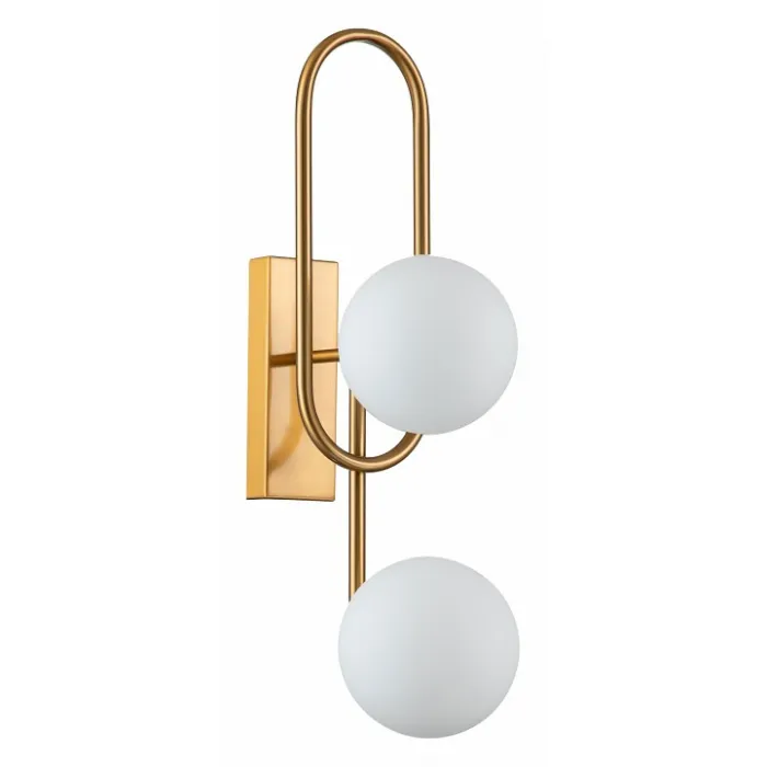 Бра Indigo Opaco 11015/2W Brass от ImperiumLoft