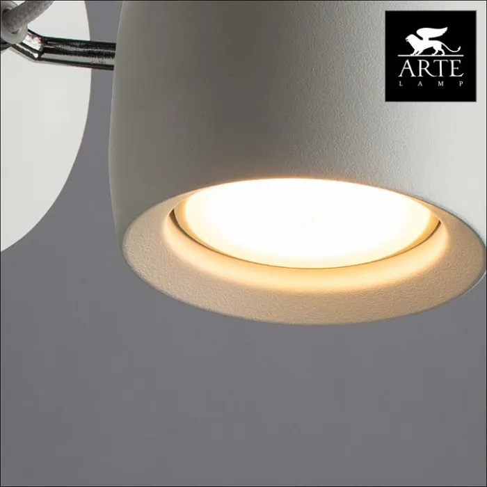 Спот Arte Lamp Atlantis A4004AP-1WH Цвет арматуры белый Цвет плафонов белый от ImperiumLoft