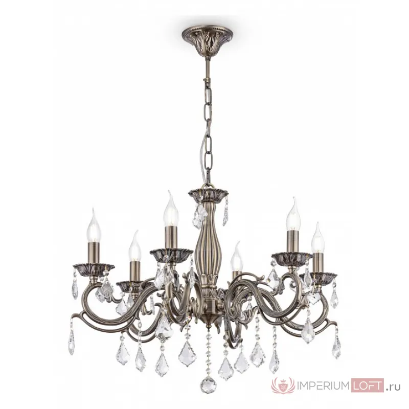 Подвесная люстра Maytoni Bronze 4 RC245-PL-06-R Цвет арматуры бронза Цвет плафонов прозрачный от ImperiumLoft