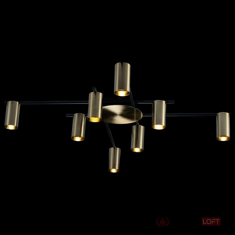 Потолочная люстра Loft it Tribes 8120C-8 Цвет арматуры золото Цвет плафонов золото от ImperiumLoft