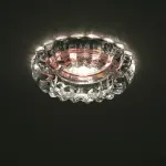 Встраиваемый светильник Lightstar Solo Ray 002120 Цвет арматуры хром Цвет плафонов прозрачный