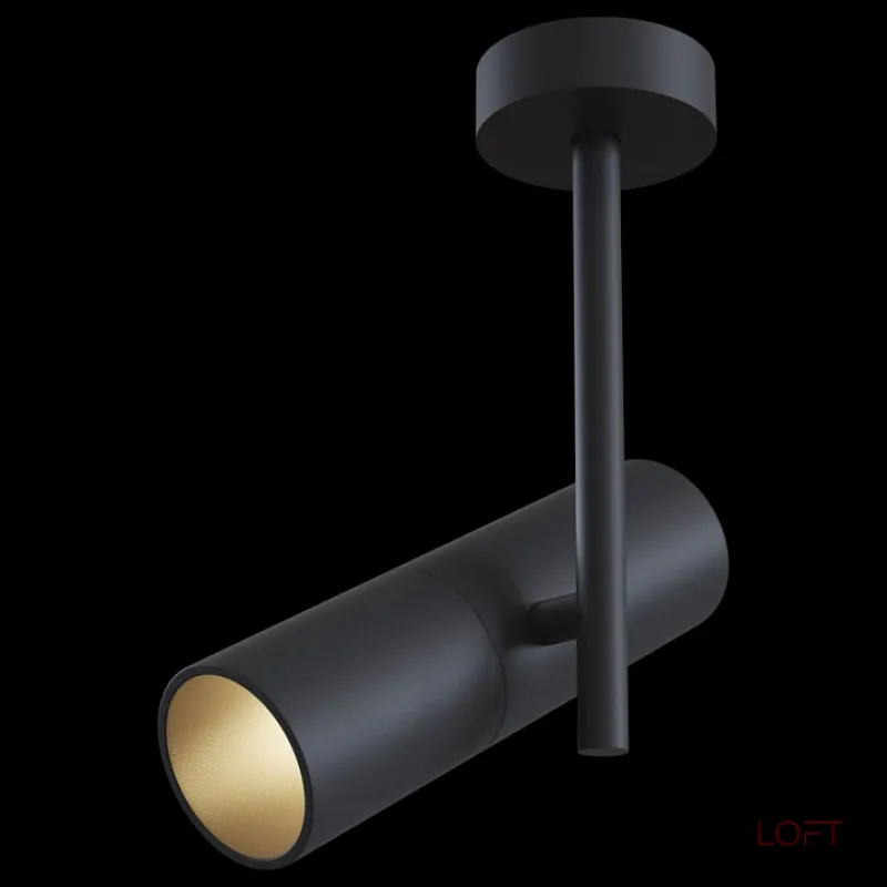 Светильник на штанге Maytoni Elti C020CL-01B Цвет арматуры черный Цвет плафонов черный от ImperiumLoft