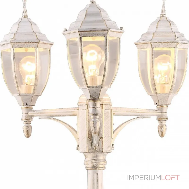 Фонарный столб Arte Lamp 3151 A3151PA-3WG Цвет арматуры золото Цвет плафонов золото