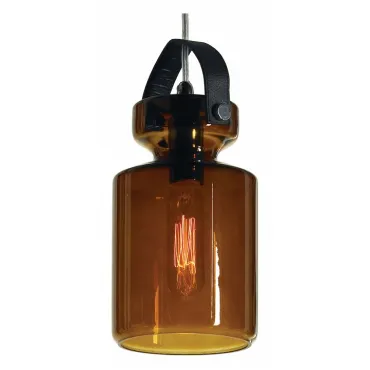 Подвесной светильник Lussole Brighton LSP-9640T Цвет арматуры хром Цвет плафонов коричневый