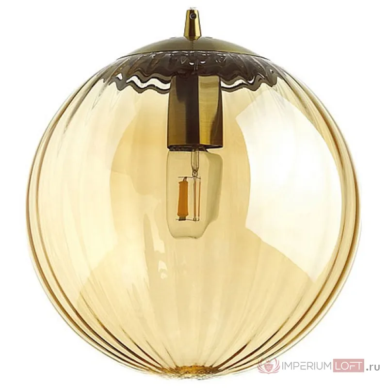 Подвесной светильник Odeon Light Kata 4755/1 Цвет плафонов янтарный Цвет арматуры бронза от ImperiumLoft