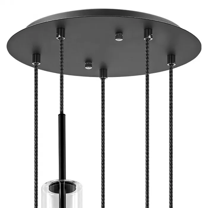 Подвесной светильник Lightstar Cilino 756057 Цвет плафонов черный Цвет арматуры черный от ImperiumLoft