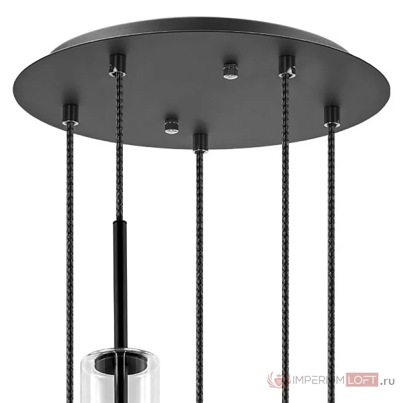 Подвесной светильник Lightstar Cilino 756057 Цвет плафонов черный Цвет арматуры черный от ImperiumLoft