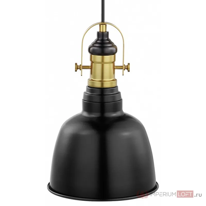 Подвесной светильник Eglo Gilwell 49693 Цвет плафонов черный Цвет арматуры бронза от ImperiumLoft