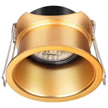 Встраиваемый светильник Novotech Butt 370447 Цвет арматуры золото Цвет плафонов золото