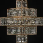 Подвесной светильник MW-Light Монарх 121010916 Цвет арматуры золото Цвет плафонов золото от ImperiumLoft