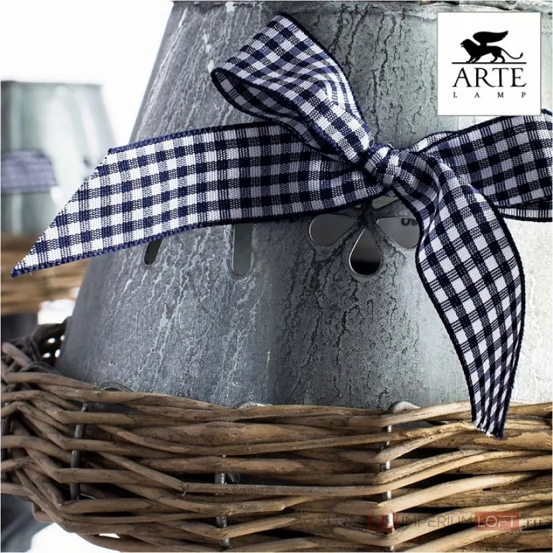 Подвесная люстра Arte Lamp Fattoria A5290LM-5RI Цвет арматуры серый Цвет плафонов серый от ImperiumLoft