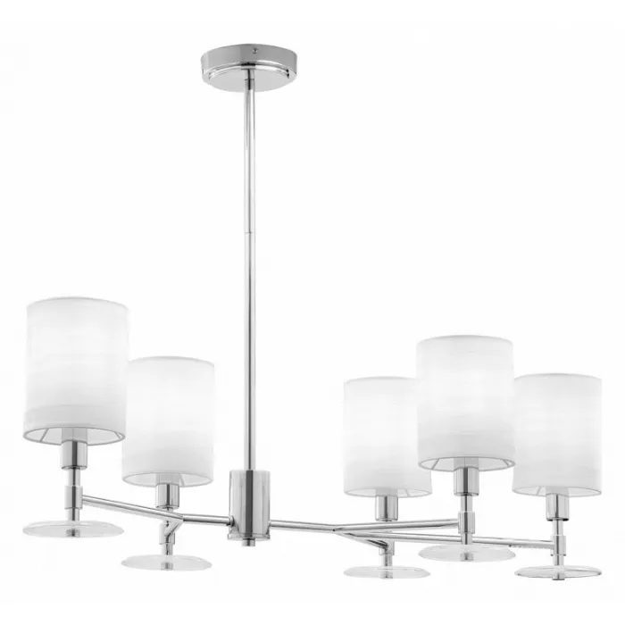 Люстра на штанге Maytoni Martina MOD034PL-05CH Цвет арматуры хром Цвет плафонов белый от ImperiumLoft