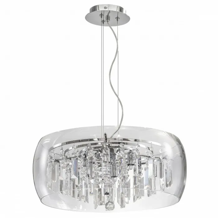 Подвесной светильник Lightstar Acquario 753084 Цвет арматуры хром Цвет плафонов прозрачный от ImperiumLoft