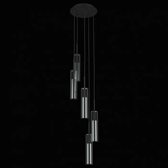 Подвесной светильник Lightstar Cilino 756057 Цвет плафонов черный Цвет арматуры черный от ImperiumLoft