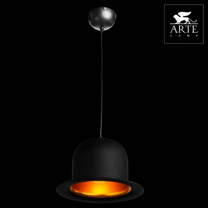 Подвесной светильник Arte Lamp Bijoux A3234SP-1BK Цвет арматуры черный Цвет плафонов черный от ImperiumLoft