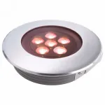 Встраиваемый в дорогу светильник Deko-Light Flat I RGB 100116 Цвет арматуры серебро Цвет плафонов прозрачный от ImperiumLoft