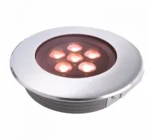 Встраиваемый в дорогу светильник Deko-Light Flat I RGB 100116 Цвет арматуры серебро Цвет плафонов прозрачный