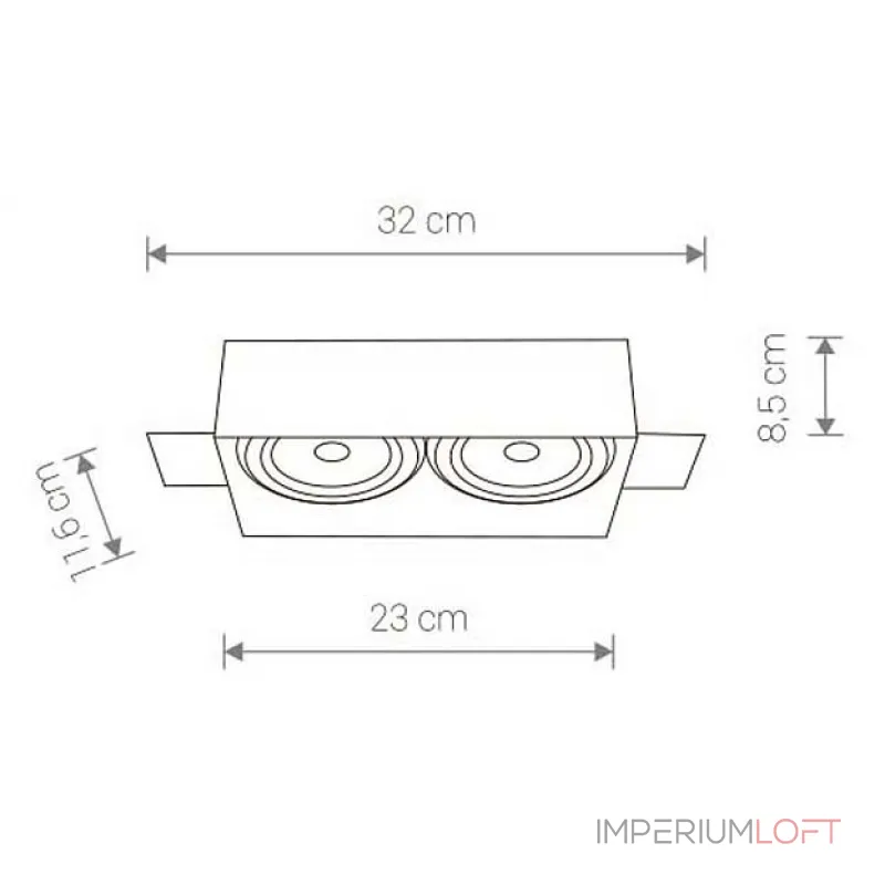 Встраиваемый светильник Nowodvorski Mod Plus 9403