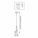 Подвесной светильник Lightstar Aereo 711011 от ImperiumLoft