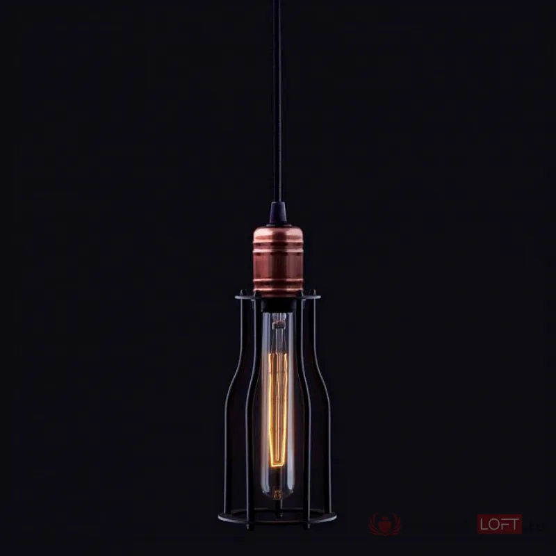 Подвесной светильник Nowodvorski Workshop 6337 цвет арматуры черный цвет плафонов черный от ImperiumLoft