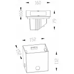 Встраиваемый в дорогу светильник Deko-Light Square I WWA 730199 Цвет арматуры серебро Цвет плафонов прозрачный от ImperiumLoft