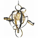 Светильник на штанге DeLight Collection 68057 P68057L black/gold Цвет арматуры желтый Цвет плафонов прозрачный от ImperiumLoft