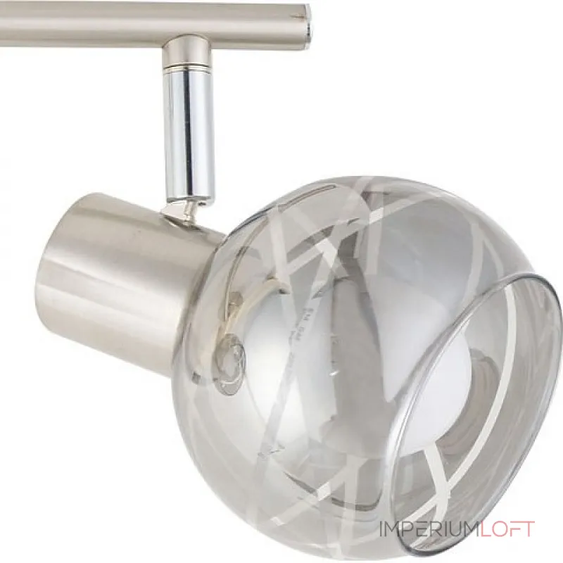 Спот TopLight Kristal TL1236Y-03SN Цвет арматуры никель Цвет плафонов серый Спот TopLight Kristal TL1236Y-03SN Цвет арматуры никель Цвет плафонов серый