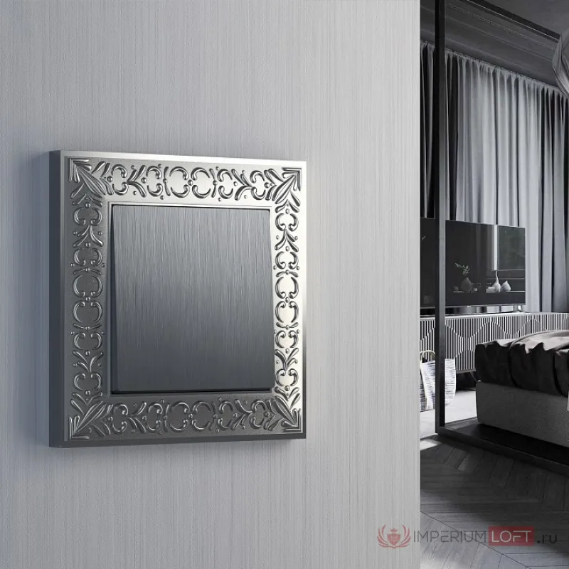 Рамка на 1 пост Werkel Antik матовый хром W0011522 от ImperiumLoft