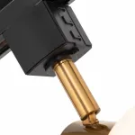 Светильник на штанге Arte Lamp Falena A3117PL-1BK Цвет арматуры Черный Цвет плафонов Белый от ImperiumLoft