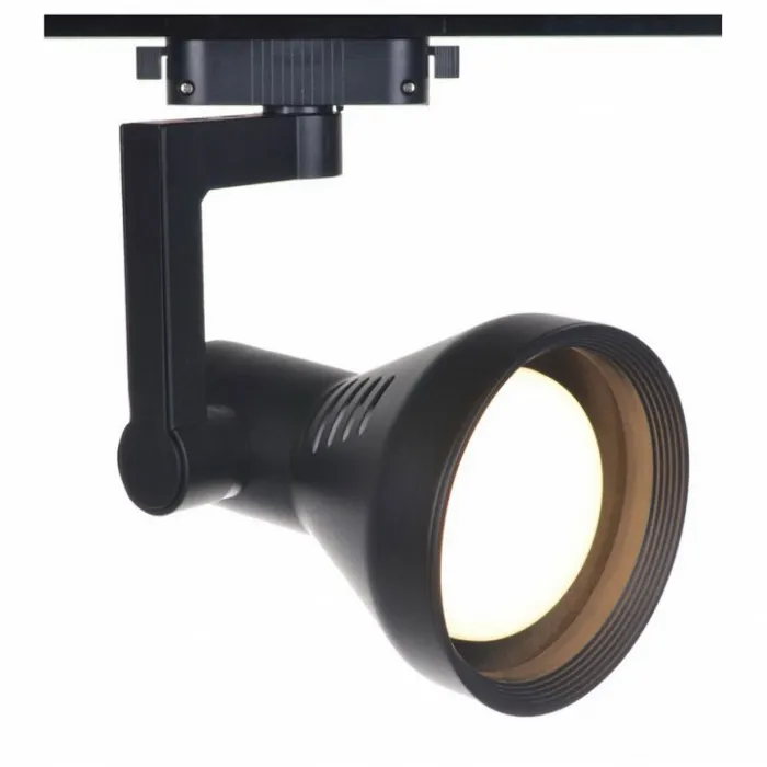 Светильник на штанге Arte Lamp Track Lights A5109PL-1BK Цвет арматуры черный Цвет плафонов черный от ImperiumLoft