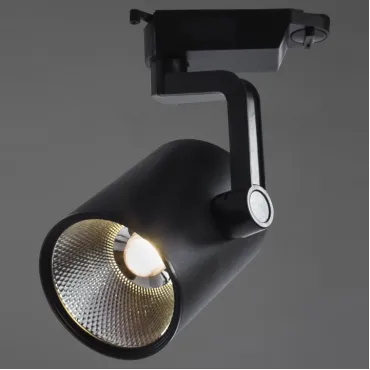 Светильник на штанге Arte Lamp Track Lights A2330PL-1BK Цвет арматуры черный Цвет плафонов черный