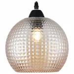 Подвесной светильник TopLight Verity TL1212H-01TR Цвет арматуры черный Цвет плафонов прозрачный от ImperiumLoft