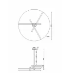 Люстра на штанге Maytoni Axis MOD106CL-L40G3K от ImperiumLoft