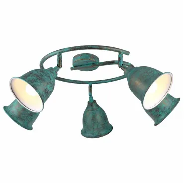 Спот Arte Lamp Campana A9557PL-5BG Цвет арматуры Зеленый Цвет плафонов зеленый