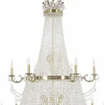 Подвесная люстра Dio D’Arte Lodi Lodi E 1.7.18.100 G Цвет плафонов прозрачный Цвет арматуры золото от ImperiumLoft