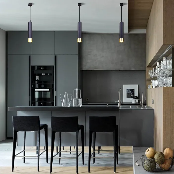 Подвесной светильник Eurosvet DLN106/DLN107 DLN107 GU10 черный/золото от ImperiumLoft
