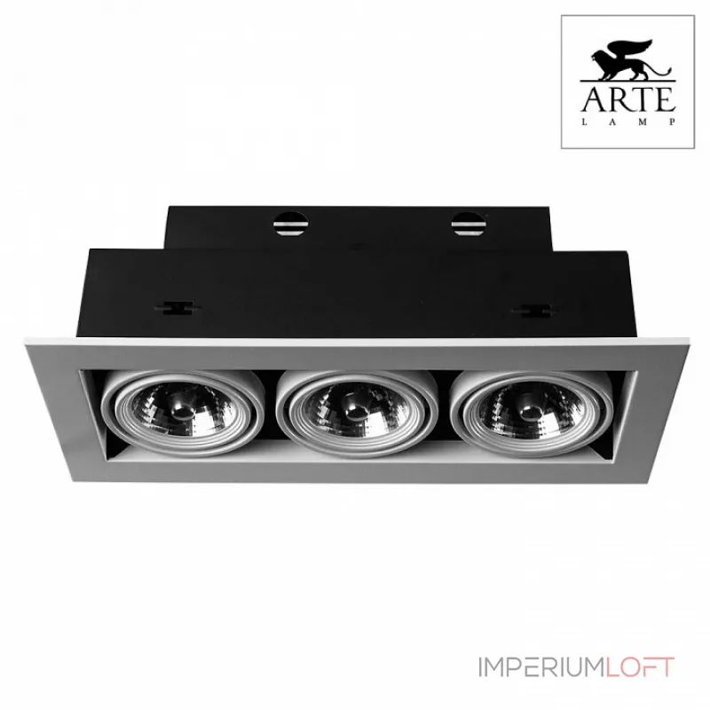 Встраиваемый светильник Arte Lamp Technika 2 A5930PL-3WH Цвет арматуры белый Цвет плафонов белый
