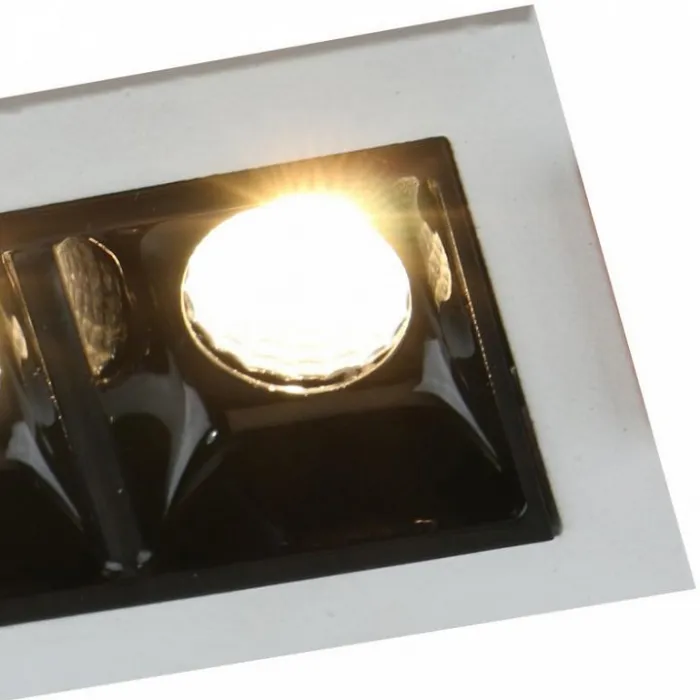 Встраиваемый светильник Arte Lamp Grill A3153PL-5BK Цвет арматуры черный Цвет плафонов янтарный от ImperiumLoft