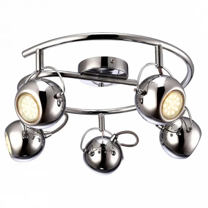Спот Arte Lamp Spia A9128PL-5CC Цвет арматуры хром Цвет плафонов хром от ImperiumLoft