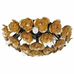 Потолочная люстра MW-Light Розенхейм 615011106 Цвет арматуры черный Цвет плафонов золото от ImperiumLoft